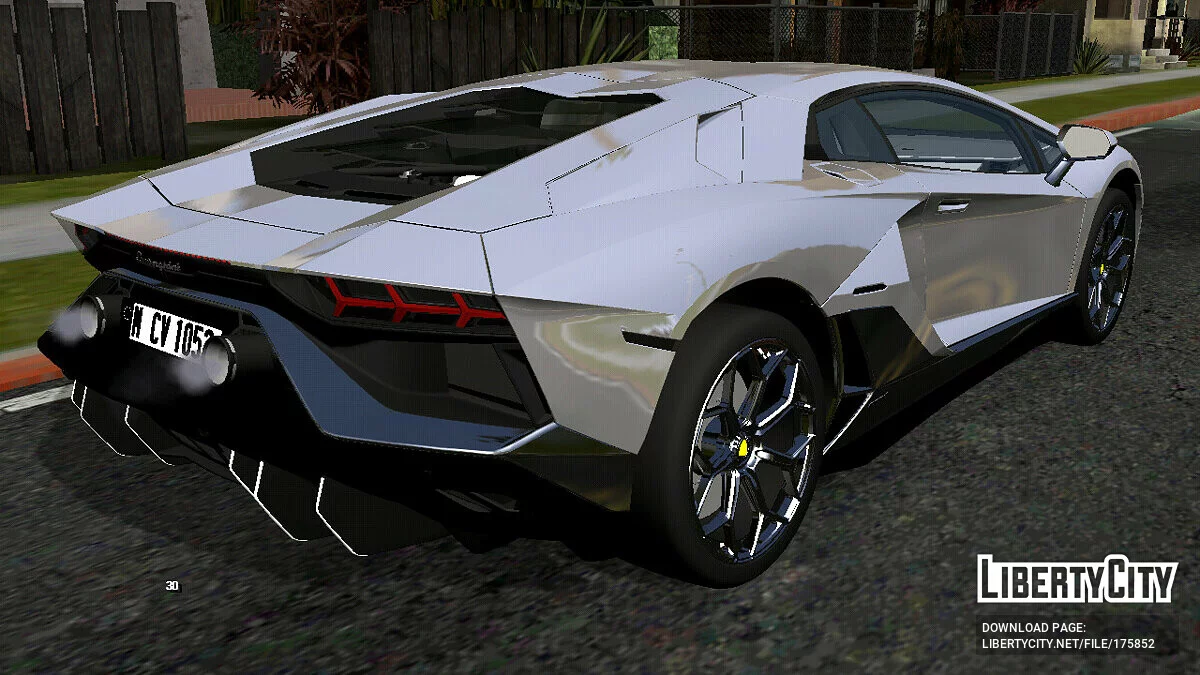 Lamborghini Aventador LP-780-4 Ultimae 2022 (тільки DFF) / GTA San Andreas (iOS, Android)