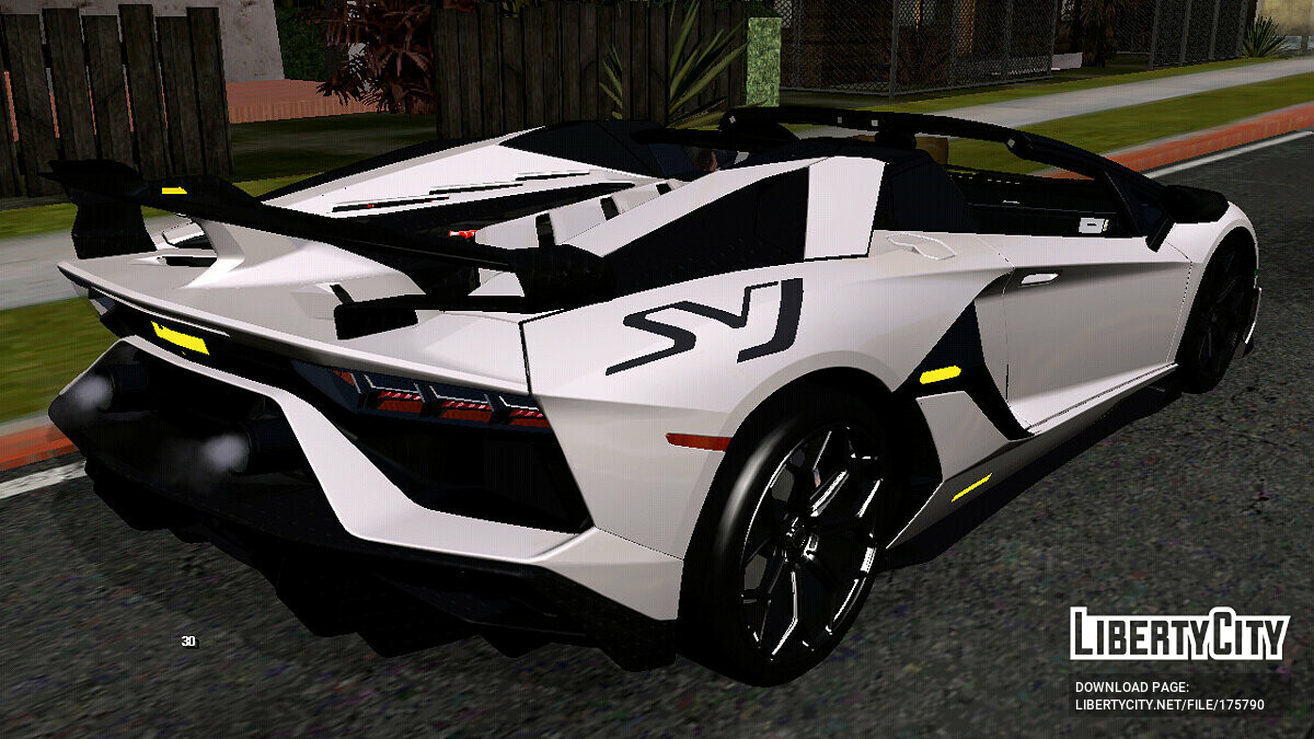 Download 2021 Lamborghini Aventador SVJ Roadster (DFF only) for GTA San  Andreas (iOS, Android)