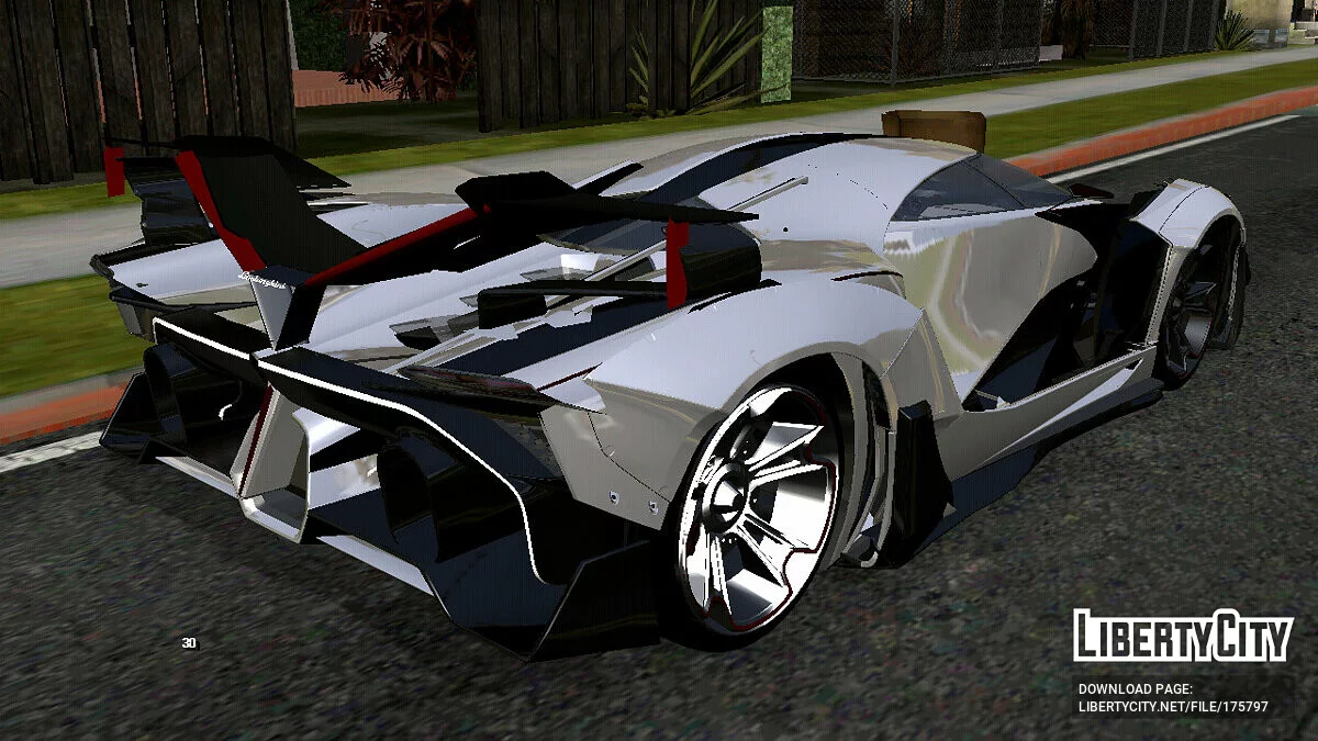 Lamborghini V12 Vision GT 2021 (solo DFF) / GTA San Andreas (iOS, Android)
