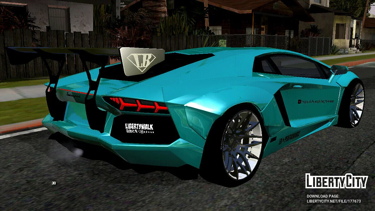Lamborghini Aventador Perfomance (тільки DFF) / GTA San Andreas (iOS, Android)