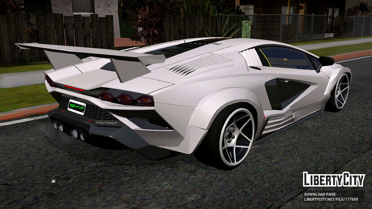 Download Lamborghini Countach LPI 800-4 (DFF only) for GTA San Andreas  (iOS, Android)