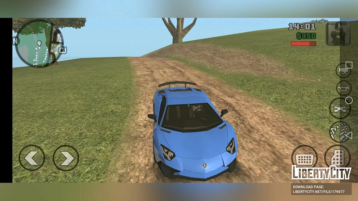 Lamborghini Aventador / GTA San Andreas (iOS, Android)