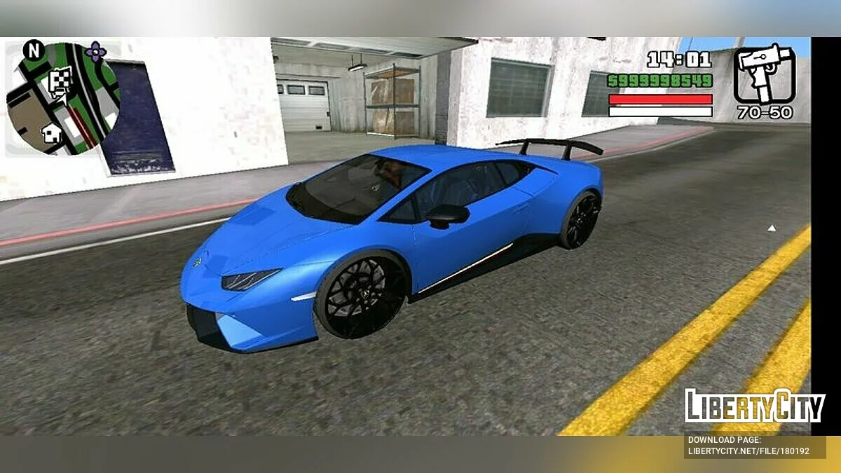 兰博基尼 Huracan HD (仅 DFF) / GTA San Andreas (iOS, Android)