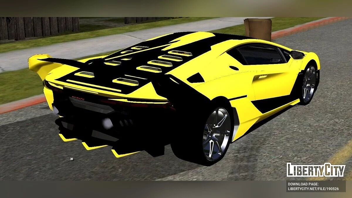 Lamborghini SC18 Alston (только DFF) / GTA San Andreas (iOS, Android)