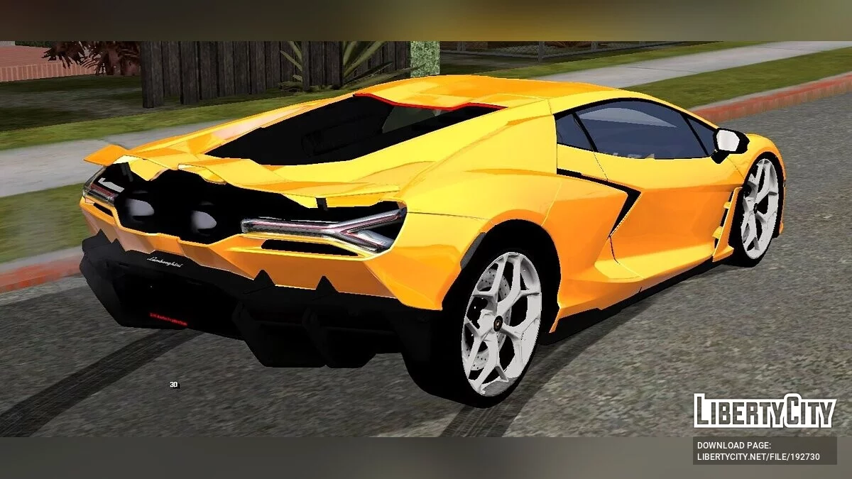 Lamborghini Revuelto 2023 / GTA San Andreas (iOS, Android)