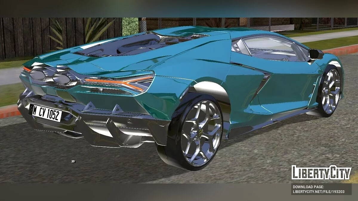 Lamborghini Revuelto (DFF uniquement) / GTA San Andreas (iOS, Android)