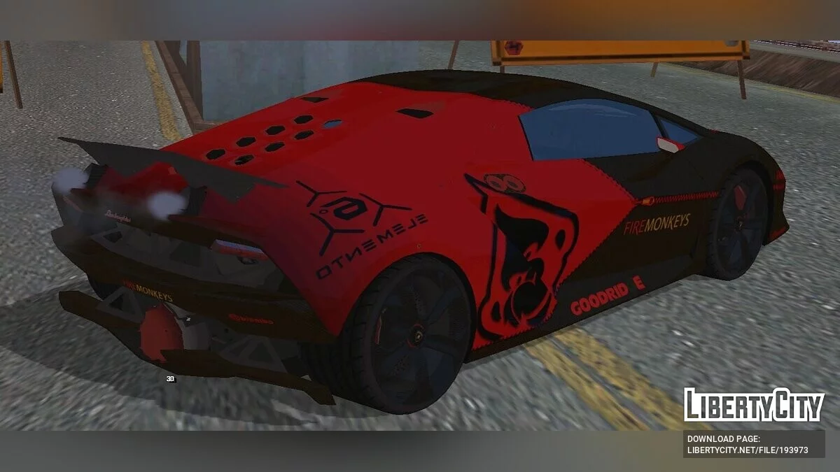 Lamborghini Sesto Elemento / GTA San Andreas (iOS, Android)
