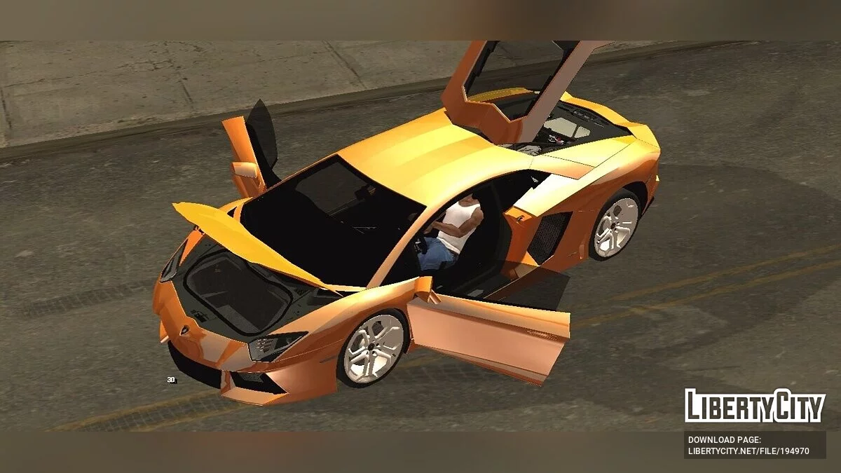 Lamborghini Aventador LP700-4 / GTA San Andreas (iOS, Android)