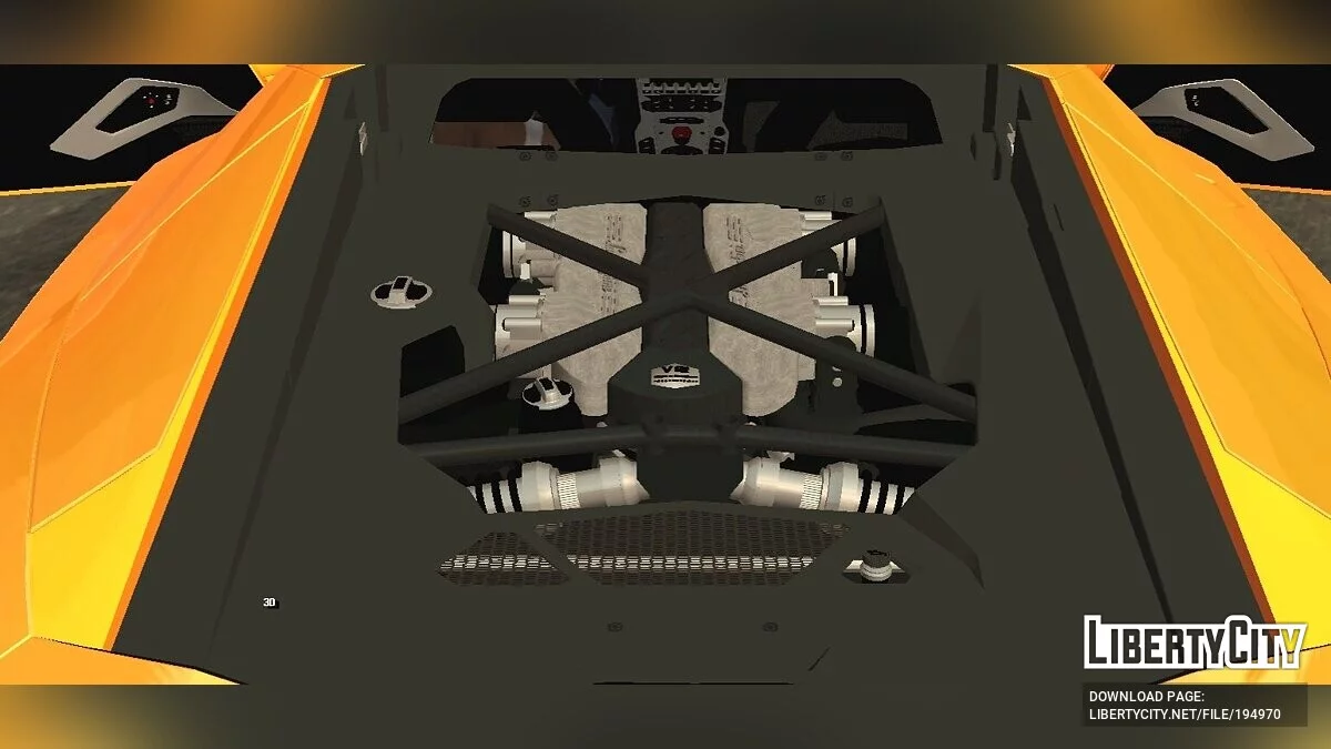 Lamborghini Aventador LP700-4 / GTA San Andreas (iOS, Android)