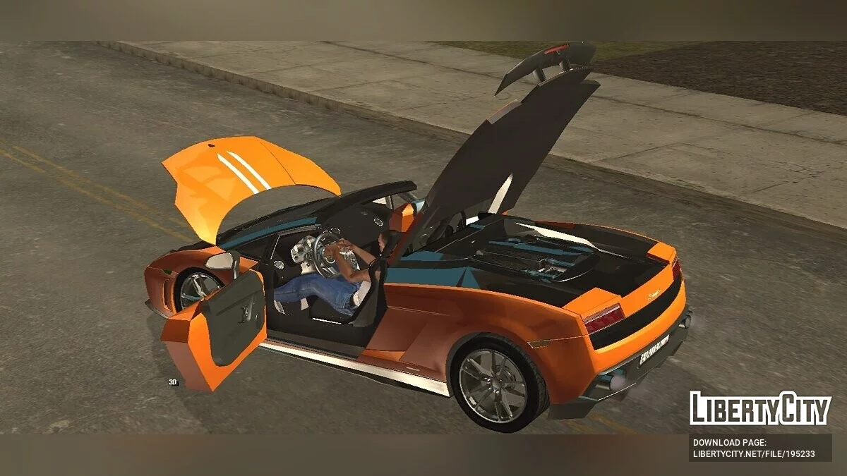 Lamborghini Gallardo / GTA San Andreas (iOS, Android)