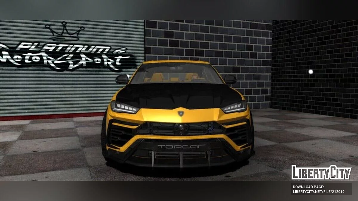 Lamborghini Urus Topcar / GTA San Andreas (iOS, Android)