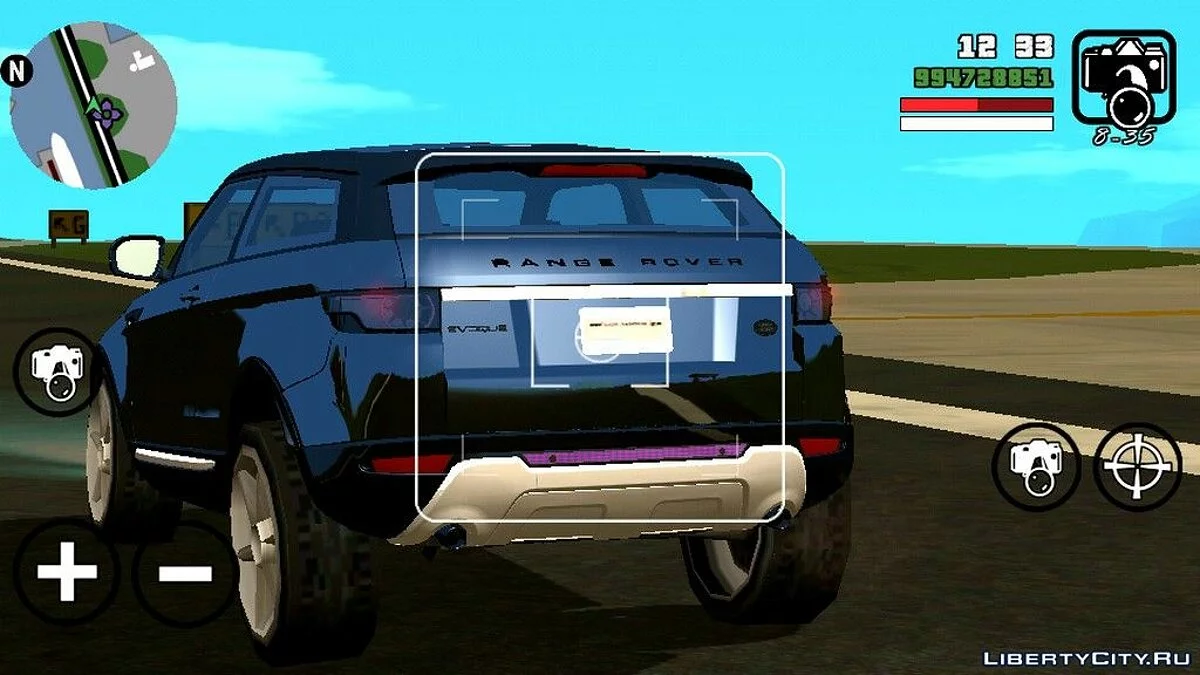 رينج روفر لاند روفر إيفوك / GTA سان أندرياس (iOS، أندرويد)