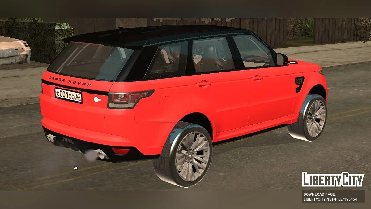 Land Rover Range Rover Sport SVR / GTA San Andreas (iOS, Android)