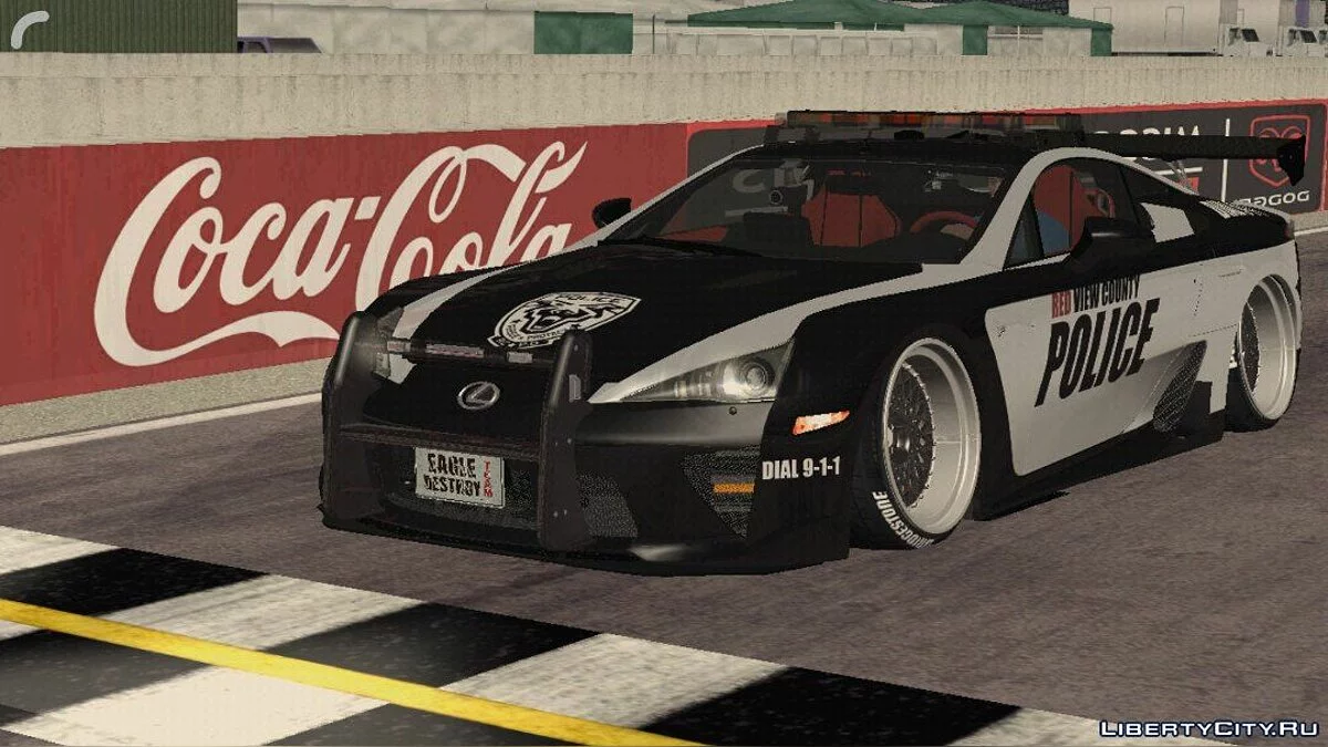 Lexus LFA - Polícia / GTA San Andreas (iOS, Android)