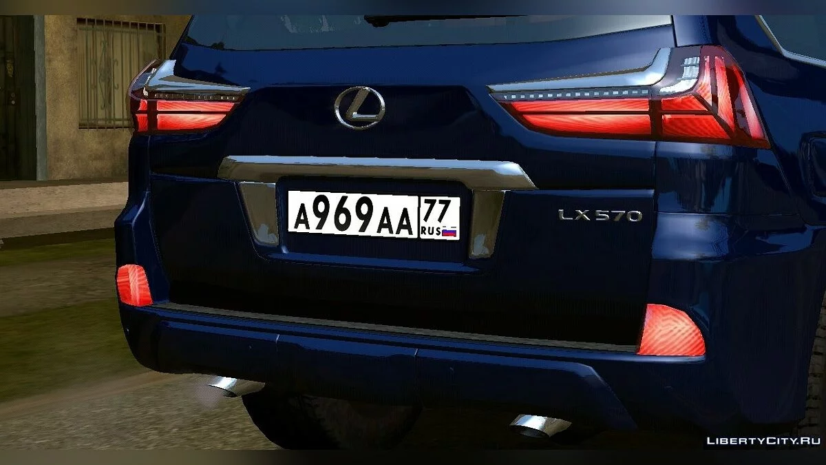 Lexus LX 570 2016 v0.2 (apenas DFF) / GTA San Andreas (iOS, Android)