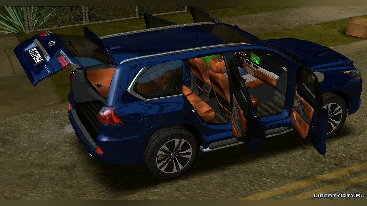 Lexus LX 570 2016 v0.2 (apenas DFF) / GTA San Andreas (iOS, Android)