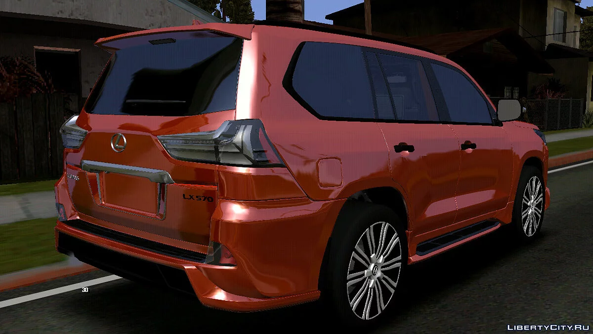 2020 Lexus LX 570 Black Edition S (DFF Only) / GTA San Andreas (iOS, Android)