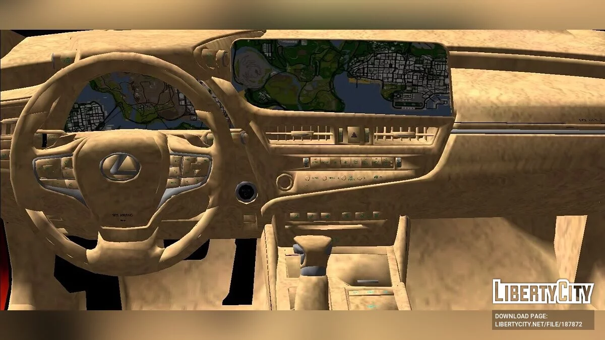 Lexus ES300H 2023 (DFF uniquement) / GTA San Andreas (iOS, Android)