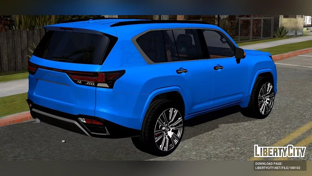 Lexus LX600 (тільки DFF) / GTA San Andreas (iOS, Android)