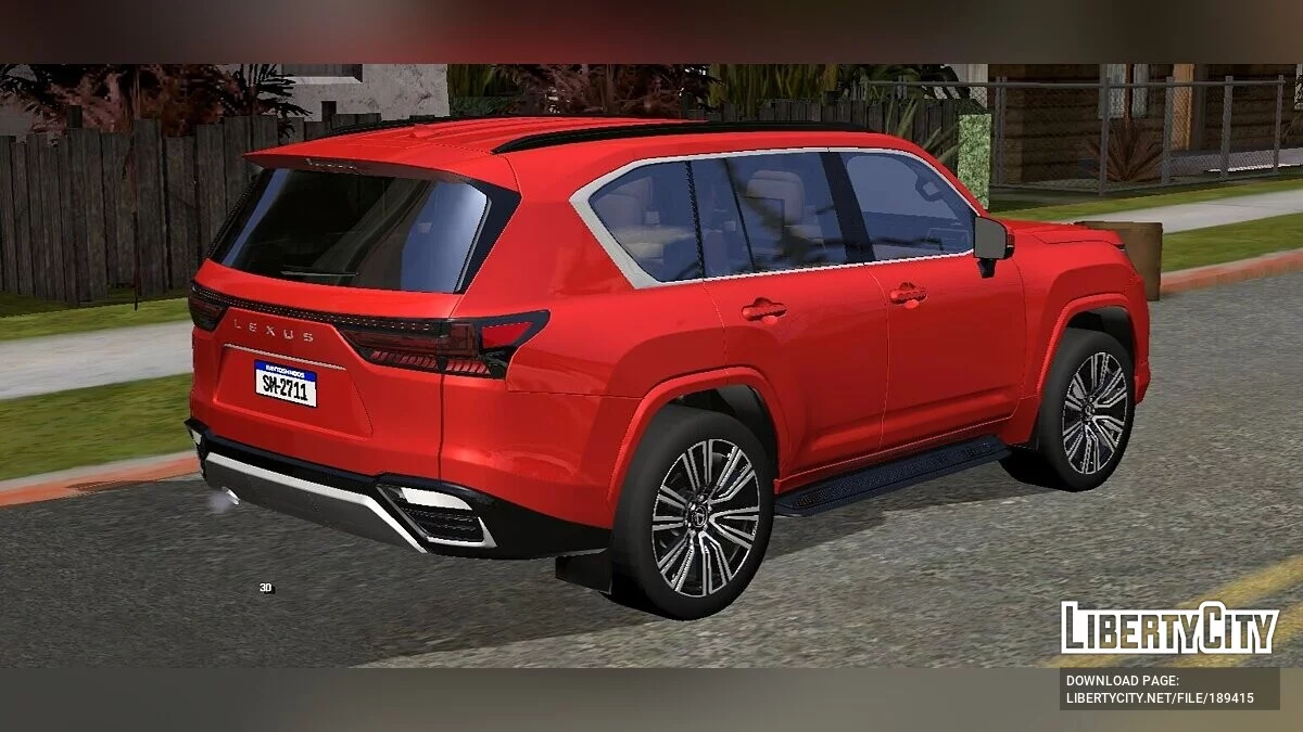 Lexus LX600 (Only DFF) / GTA San Andreas (iOS, Android)