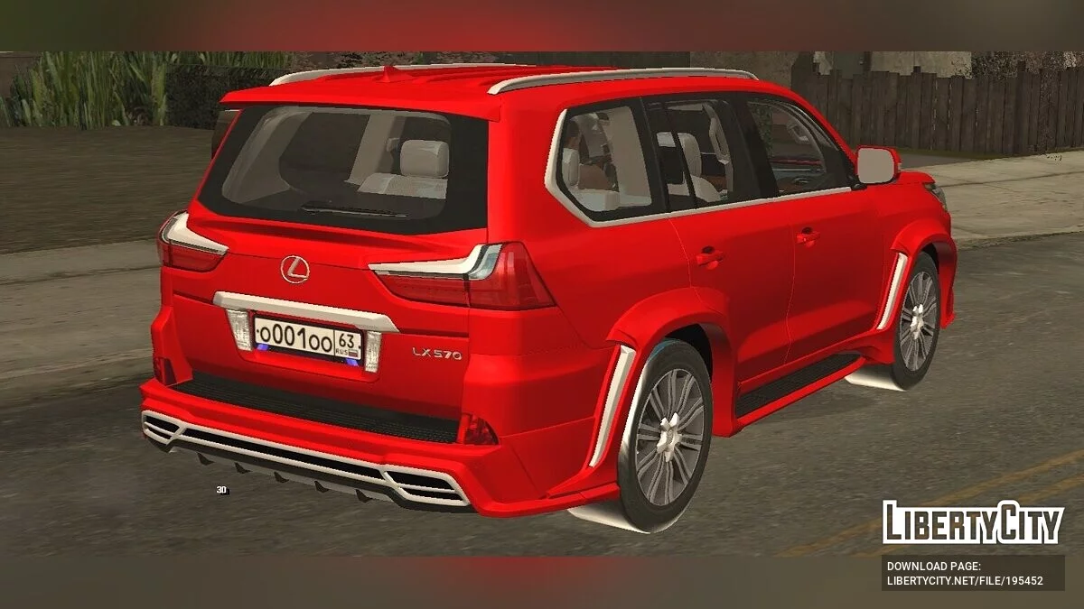 Lexus LX570 / GTA San Andreas (iOS, Android)