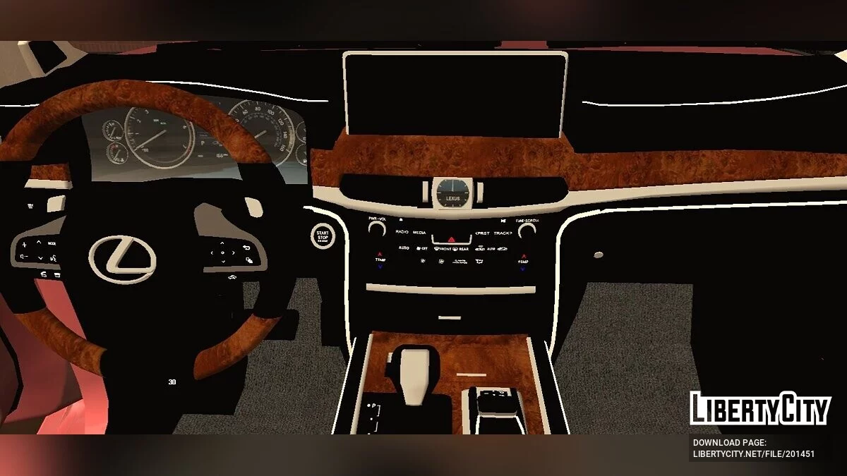 Lexus LX570 / GTA San Andreas (iOS, Android)