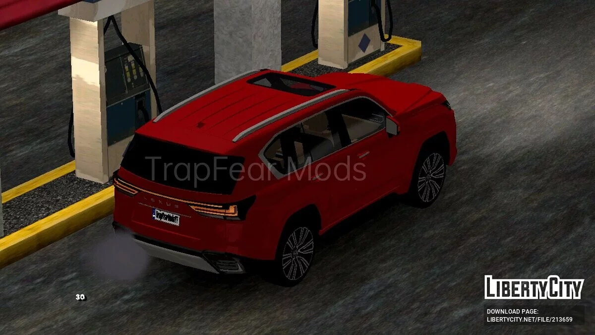 2024 Lexus LX 600 (Somente DFF) / GTA San Andreas (iOS, Android)
