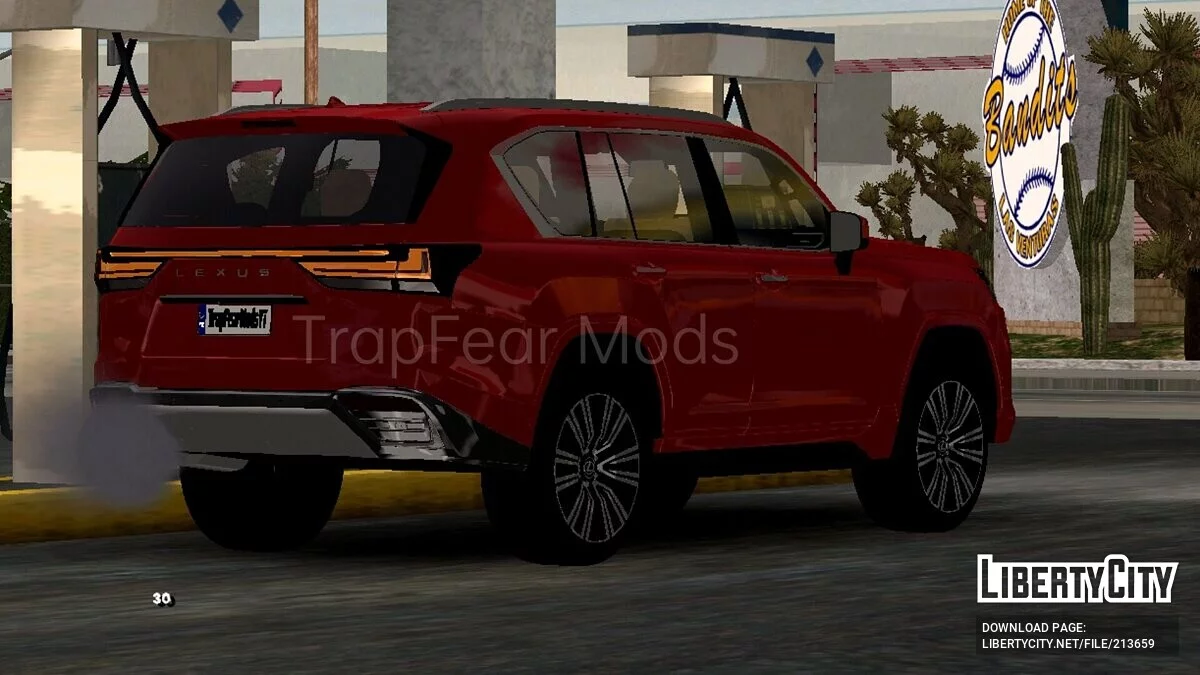 2024 Lexus LX 600 (Somente DFF) / GTA San Andreas (iOS, Android)