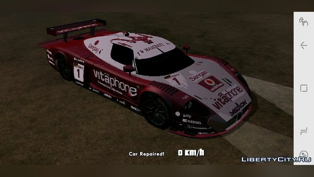 Maserati MC12 GT1 Exclusive / GTA San Andreas (iOS, Android)
