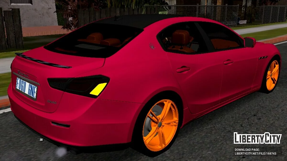 Maserati Ghibli (только DFF) / GTA San Andreas (iOS, Android)