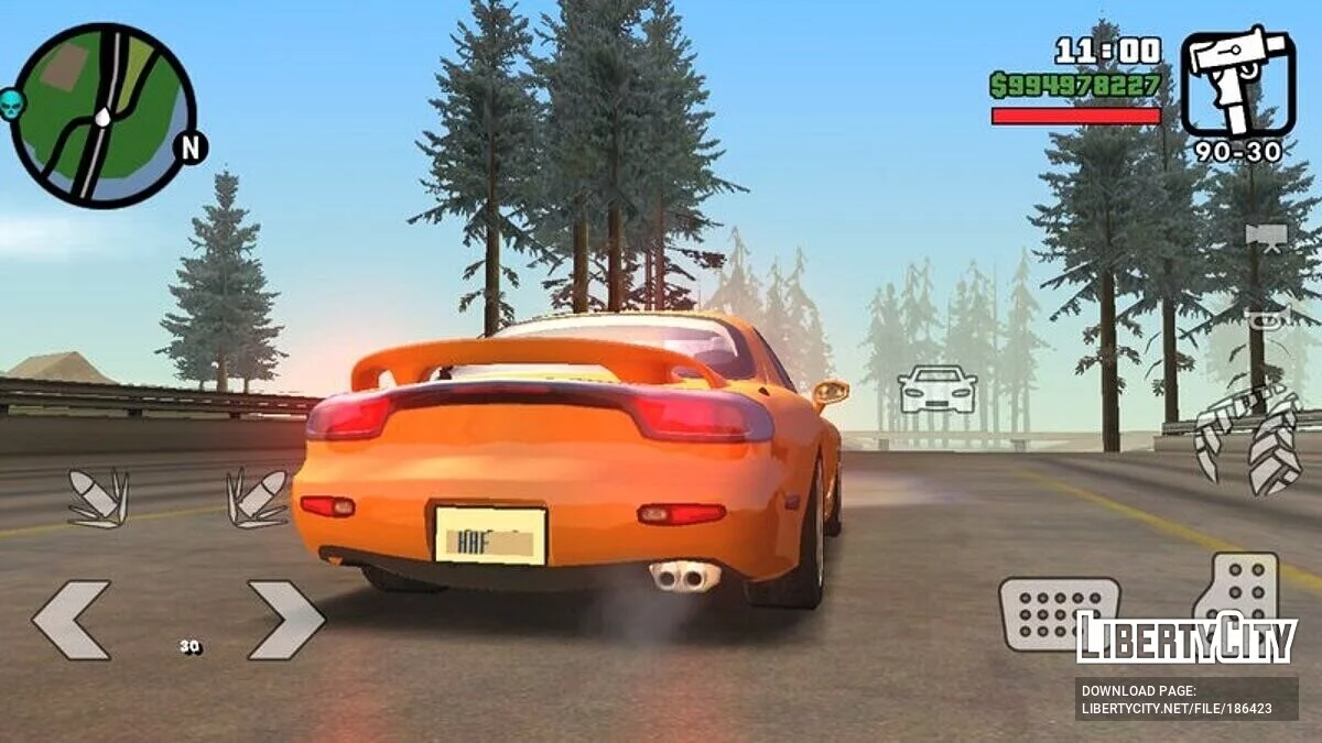 Mazda FD3S (nur DFF) / GTA San Andreas (iOS, Android)