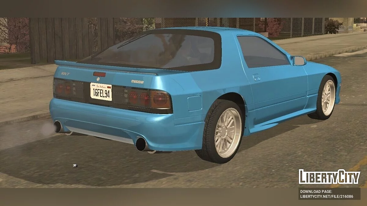 Mazda RX-7 (FC) '85 - (Only DFF) / GTA San Andreas (iOS, Android)