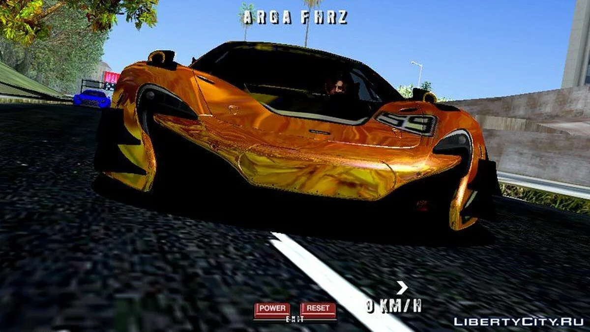 Mclaren 650 GT3 / GTA San Andreas (iOS, Android)
