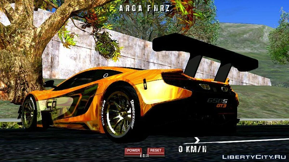 Mclaren 650 GT3 / GTA San Andreas (iOS, Android)