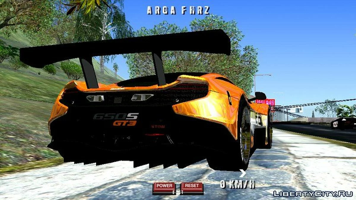 Mclaren 650 GT3 / GTA San Andreas (iOS, Android)