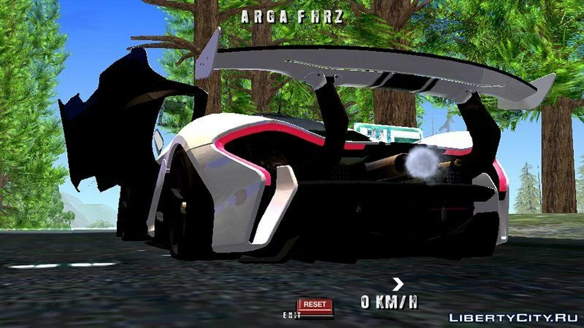 ماكلارين P1 GTR / GTA سان أندرياس (iOS، أندرويد)