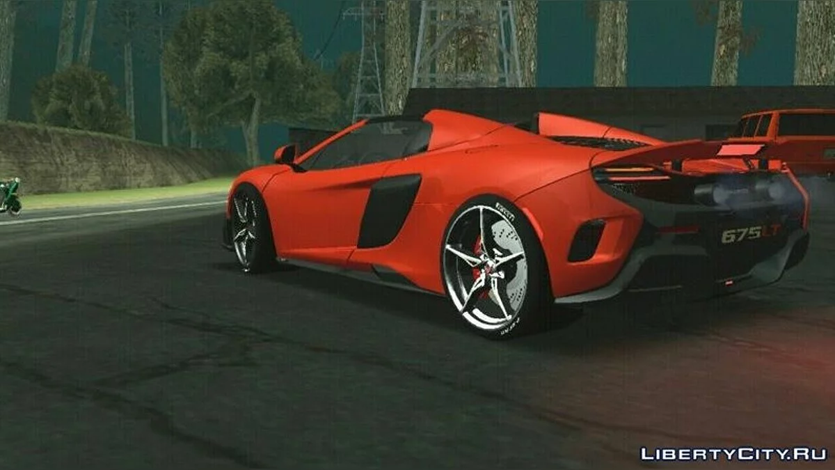 2016 McLaren 675LT Spyder ver.1 (DFF فقط) / GTA سان أندرياس (iOS، أندرويد)