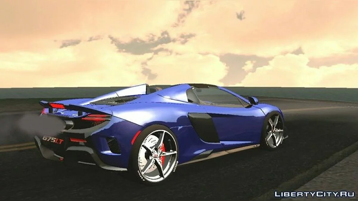 2016 McLaren 675LT Spyder ver.1 (DFF فقط) / GTA سان أندرياس (iOS، أندرويد)
