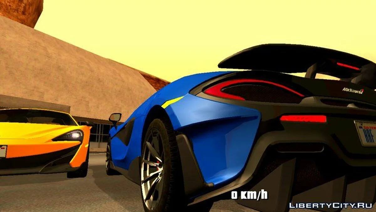 McLaren 600LT (solo DFF) / GTA San Andreas (iOS, Android)