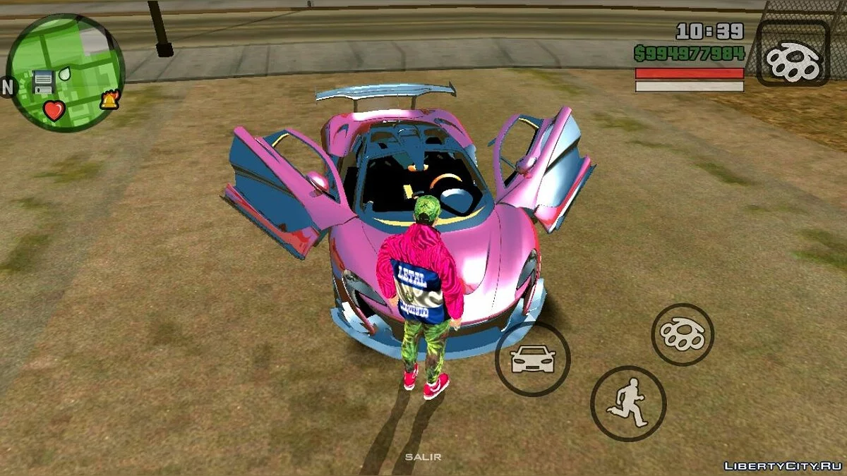 MClaren P1 (тільки DFF) / GTA San Andreas (iOS, Android)