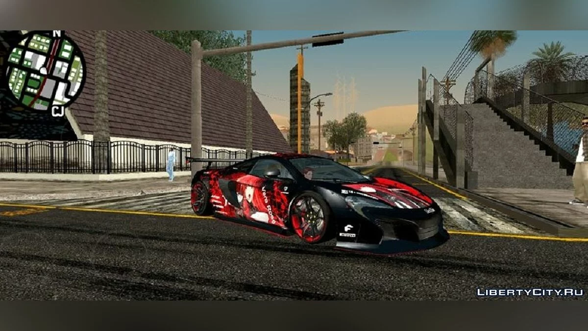 Mc'Laren 650S Liberty Walk / GTA San Andreas (iOS, Android)