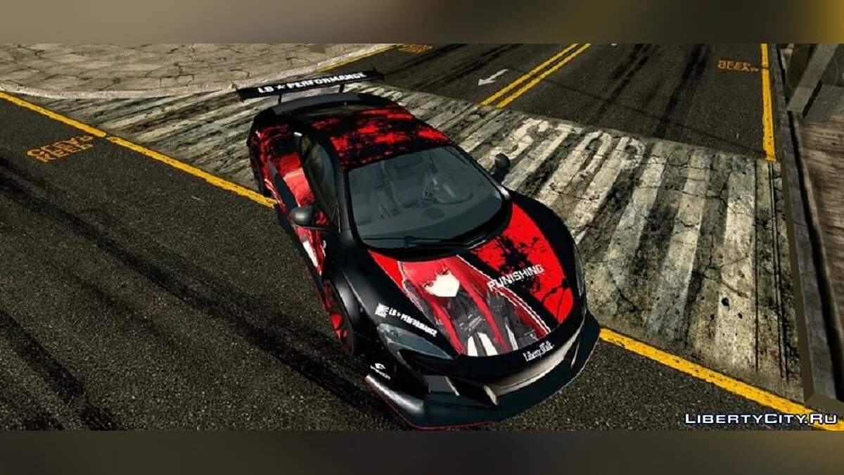 Mc'Laren 650S Liberty Walk / GTA San Andreas (iOS, Android)