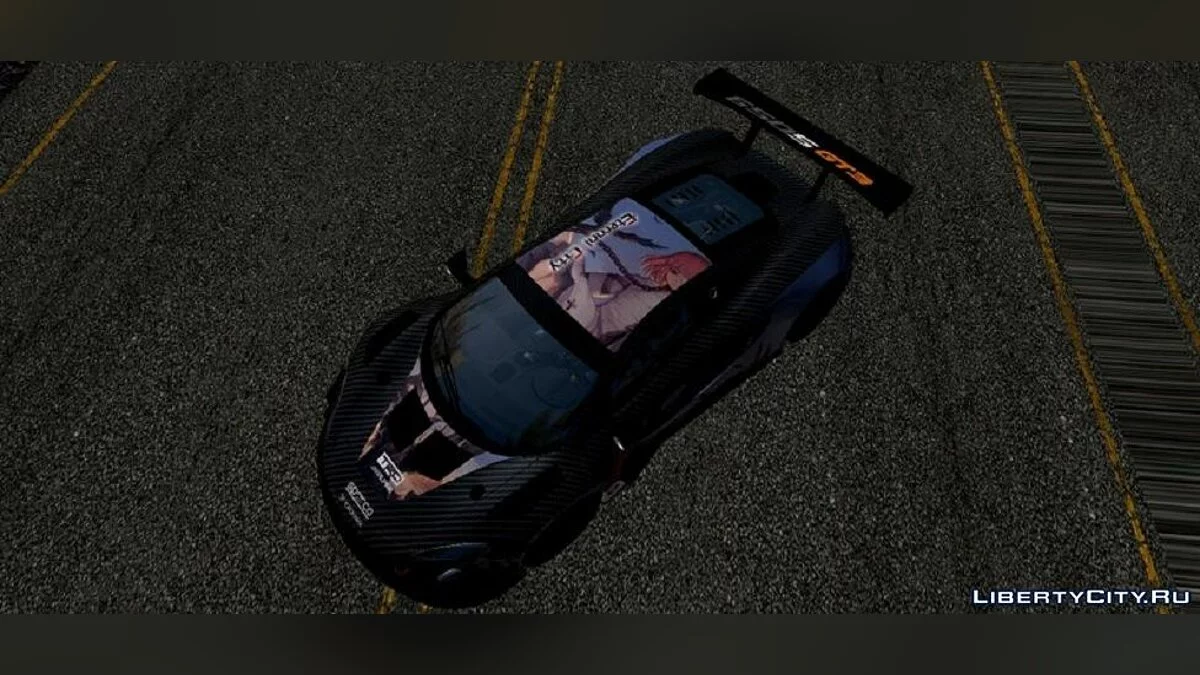 Mc'Laren 650S GT3 Itasha Bahisa / GTA San Andreas (iOS, Android)