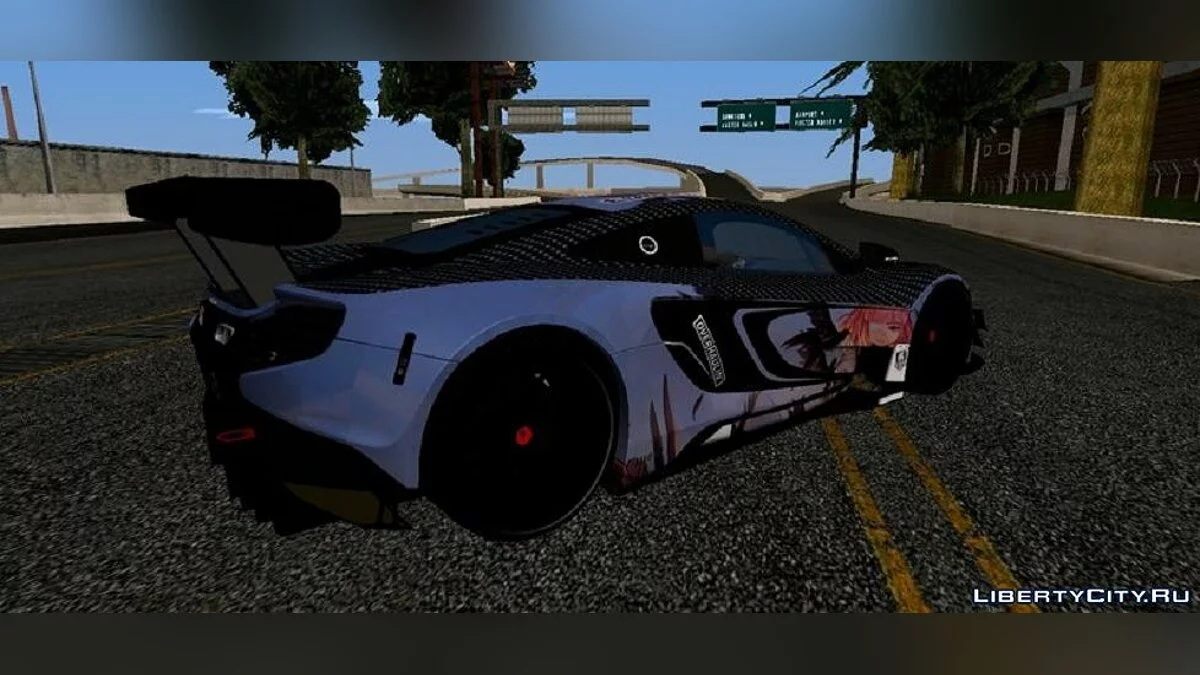 Mc'Laren 650S GT3 Itasha Bahisa / GTA San Andreas (iOS, Android)