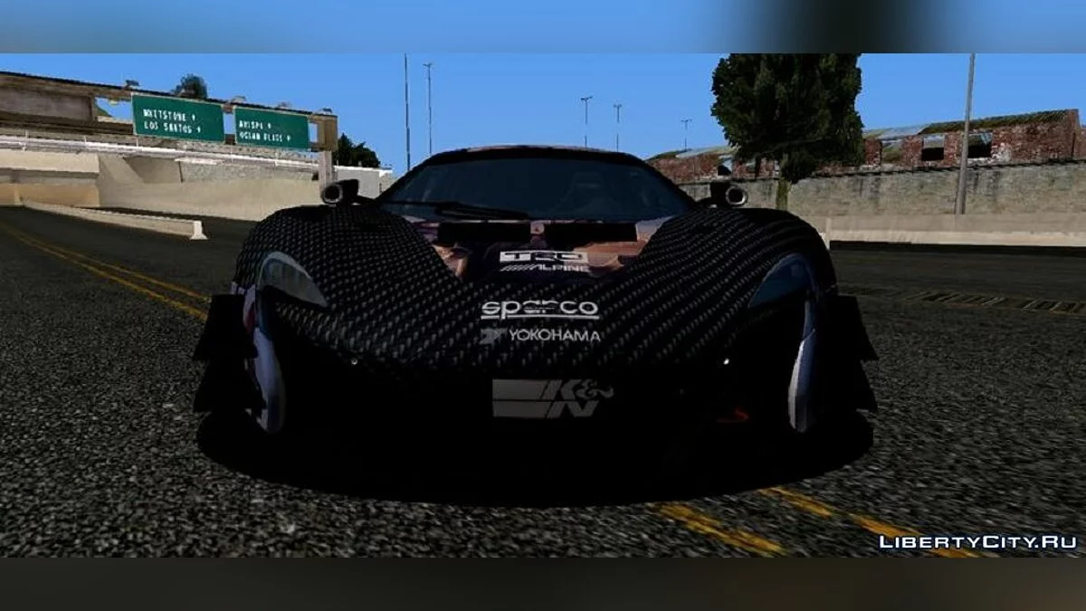 Mc'Laren 650S GT3 Itasha Bahisa / GTA San Andreas (iOS, Android)