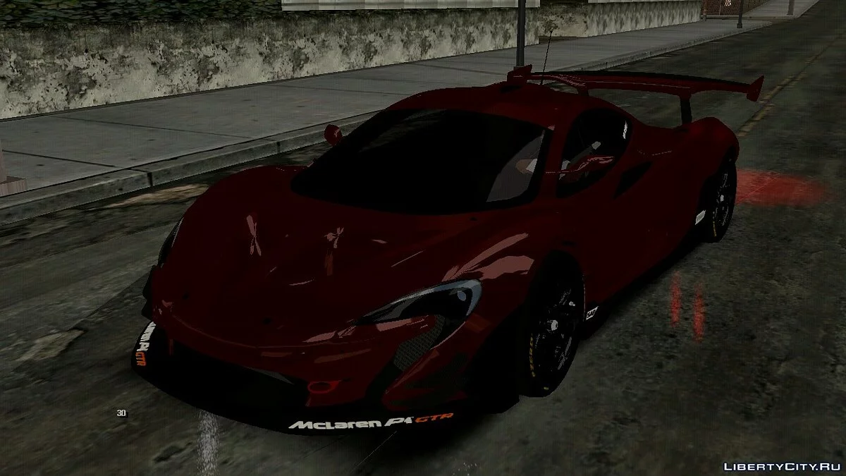 McLaren P1 GTR (PC dan mobile) / GTA San Andreas (iOS, Android)