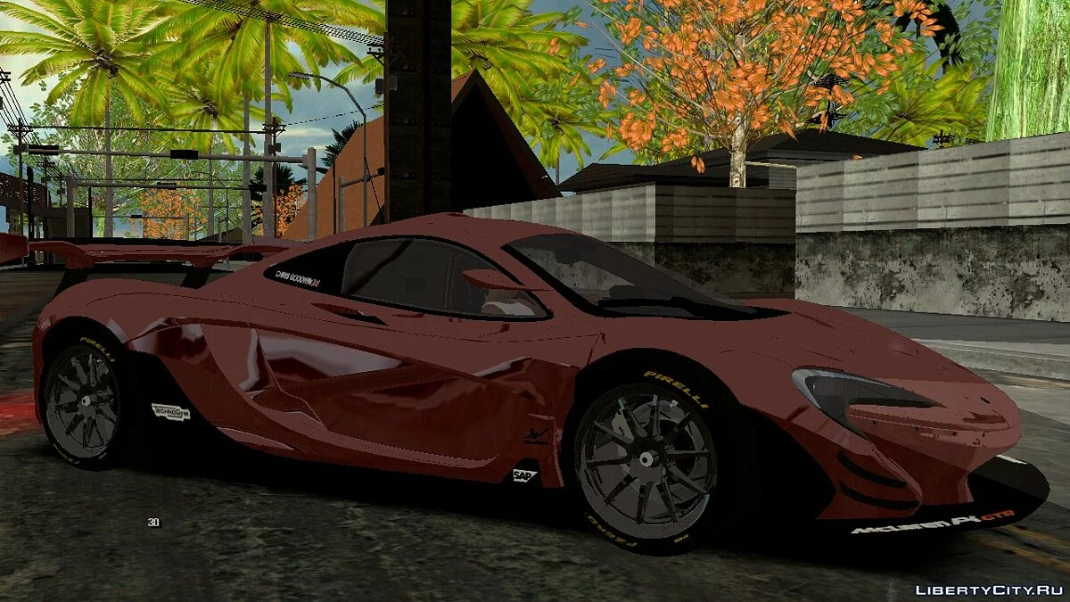McLaren P1 GTR (PC dan mobile) / GTA San Andreas (iOS, Android)