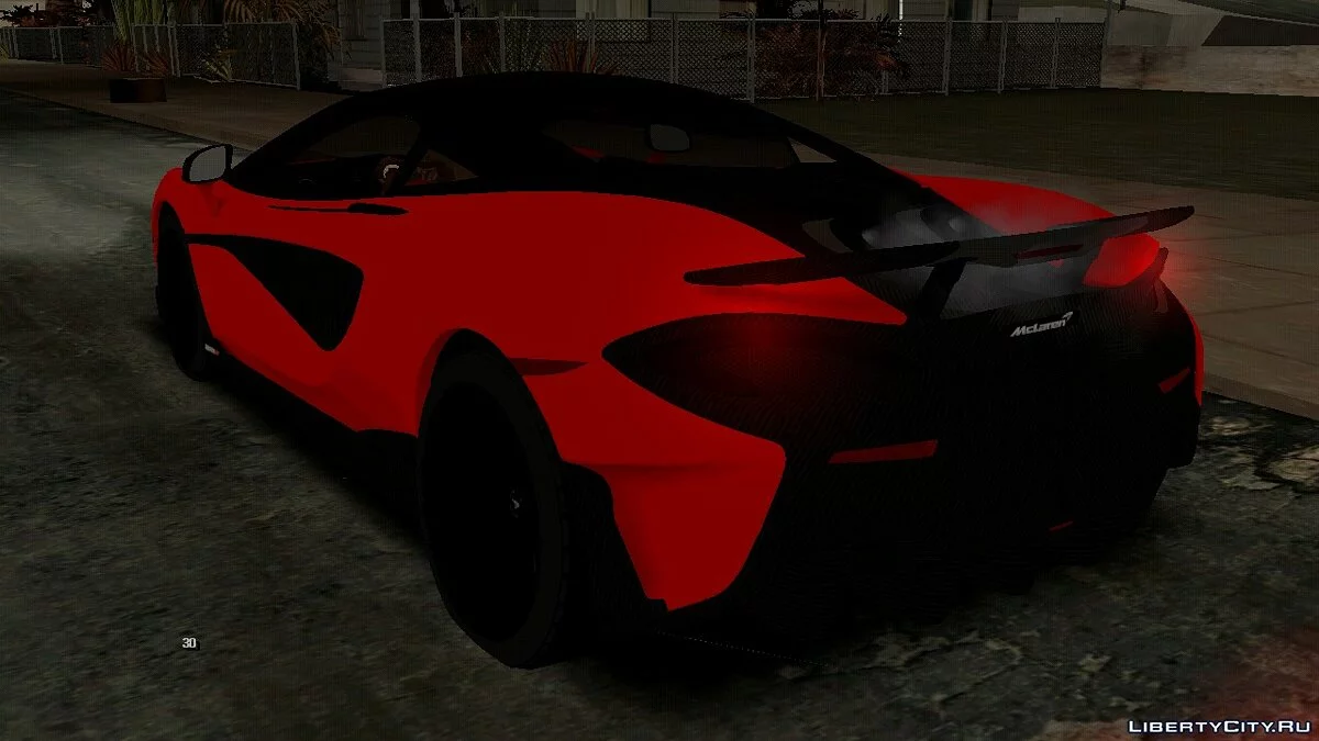 McLaren 600LT / GTA سان أندرياس (iOS، أندرويد)
