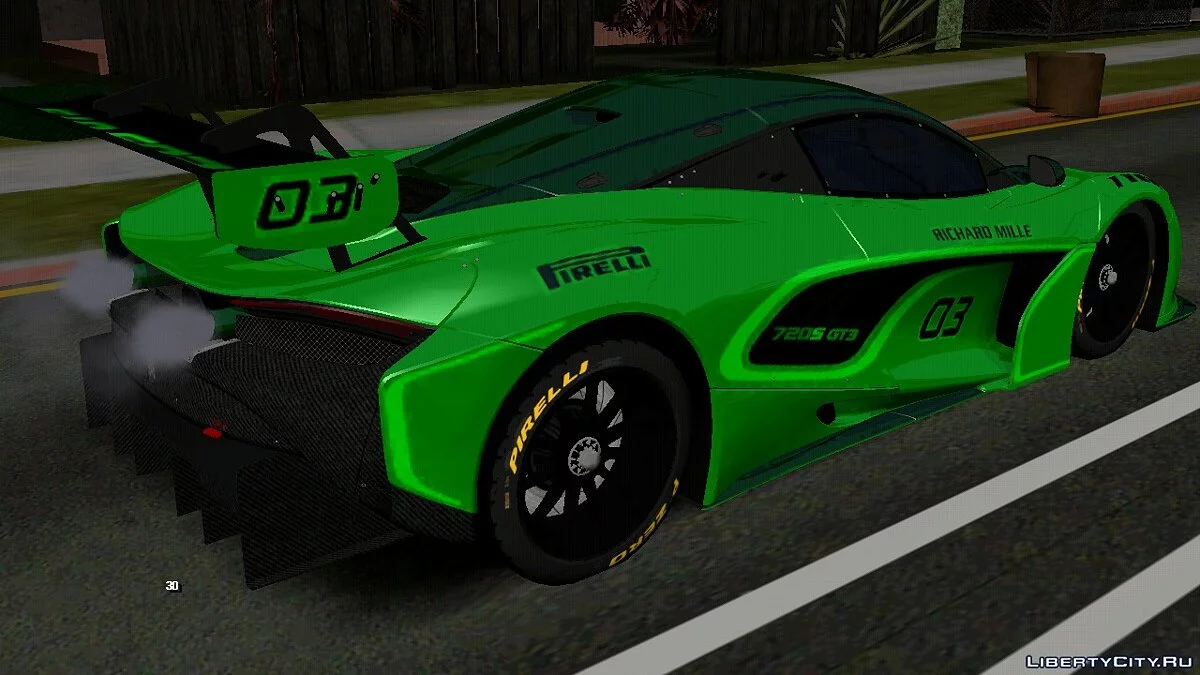 McLaren 720S GT3 / GTA San Andreas (iOS, Android)