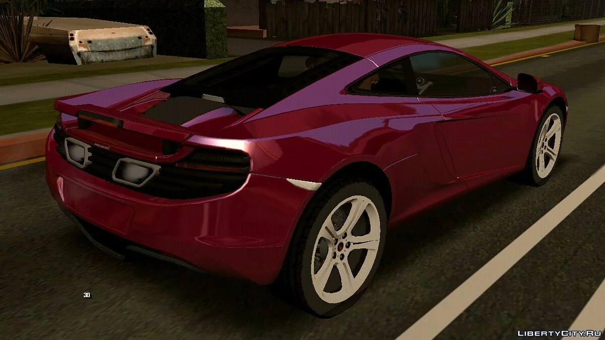 McLaren MP4-12C / GTA San Andreas (iOS, Android)